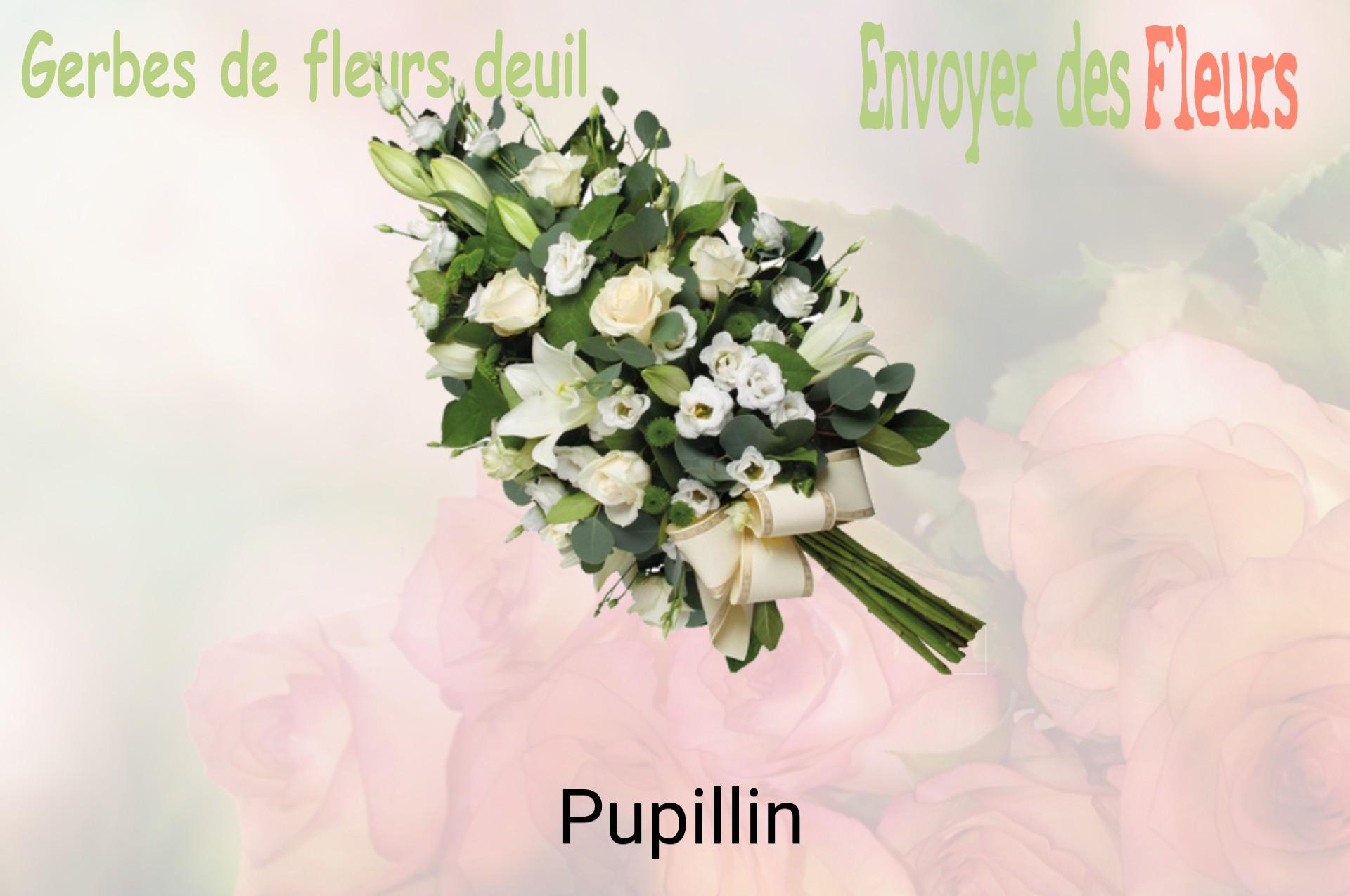 Gerbe de fleurs de deuil livrée à Pupillin